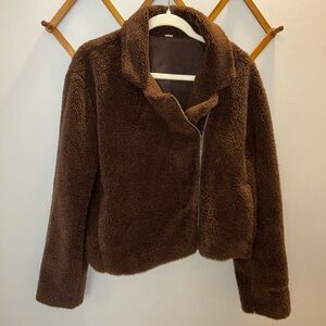 Lululemon Textured Fleece Collared Jacket